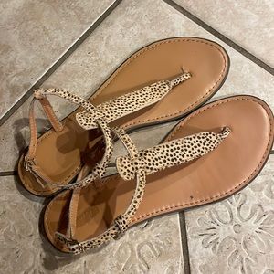 Size 10 j crew sandals